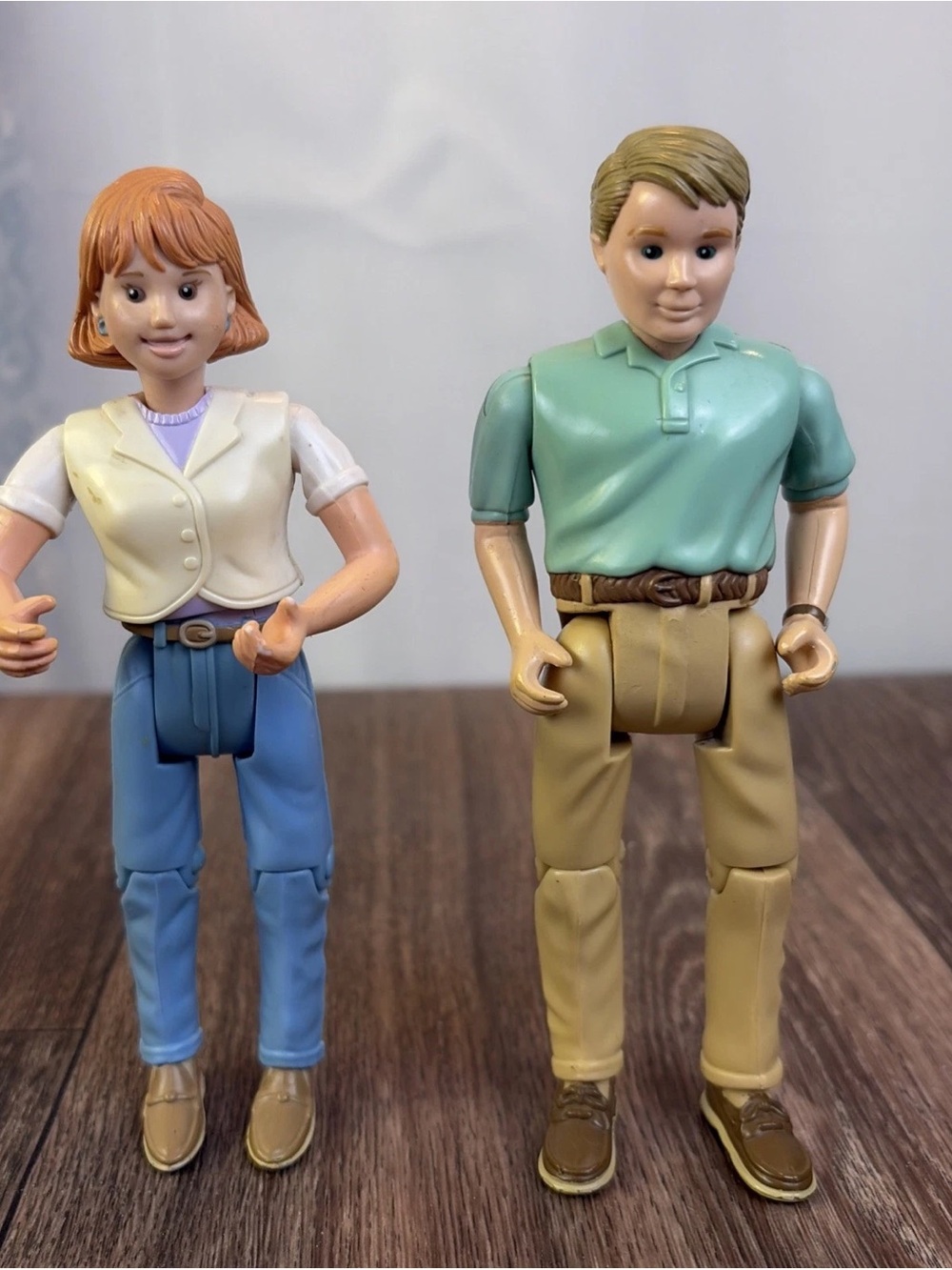 Fisher-Price Loving Family Dollhouse Dad & Mom Doll LOT 1998